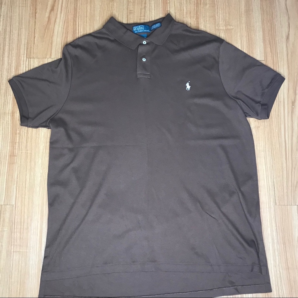 Polo by RALPH LAUREN Men’s Brown Shirt 2XL